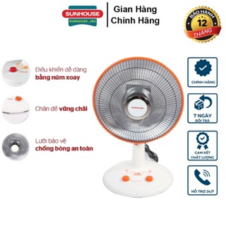  Quạt sưởi halogen Sunhouse SHD7005 công suất 800W diện tích sưởi 5-15m2 - BẢO HÀNH CHÍNH HÃNG 