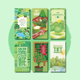 Set 5 bao lì xì tết giáp thìn 2024 - xấp bao lì xì 5 cái/xấp bao lì xì truyền thống / in 3d / hoạt hình nhiều mẫu