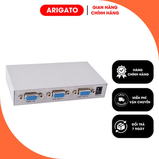 Bộ Chia VGA 1 Ra 2 1 Ra 4 Chia 1 CPU Ra Nhiều Màn Hình Bộ Gộp VGA 4 vào 1 Bảo Hành 06 Tháng ARIGATO
