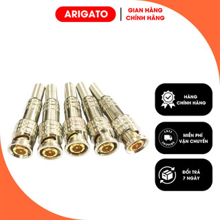 Jack BNC Lò Xo BNC F5 Cho Dây Tín Hiệu Đồng Trục Camera ARIGATO JBNC1
