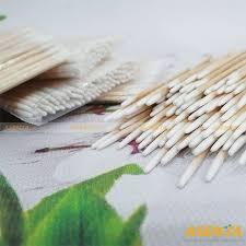 Tăm Bông Cán Gỗ Chà Tê ,Chà Mực (Túi 100c)