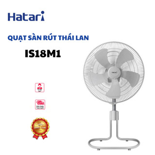 Quạt Sàn Rút Cao Cấp Thái Lan Hatari IS18M1, Công Suất 114W