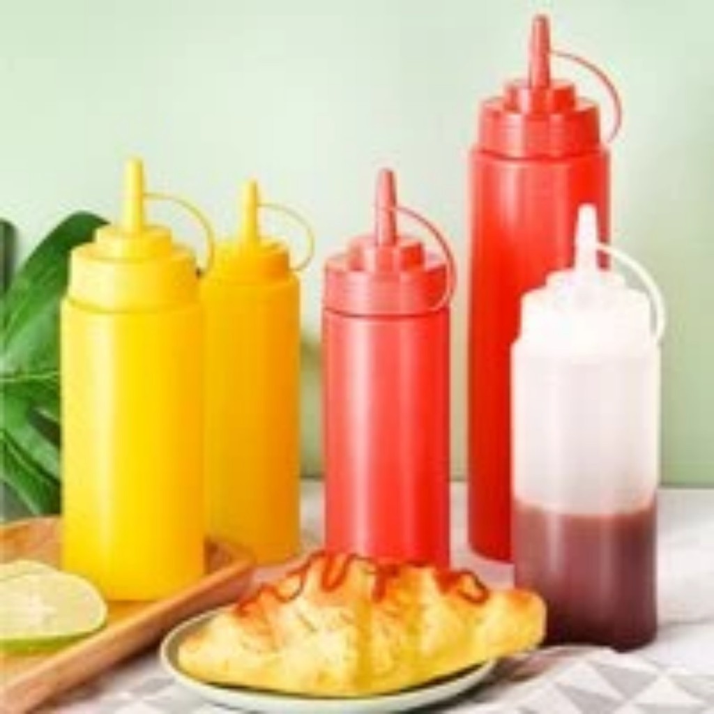 Lọ Tương Ớt Nhựa Việt Nhật, Lọ Tương Ớt 200ml,300ml,500ml Chai Đựng Tương Cà, Nước Sốt, Siro
