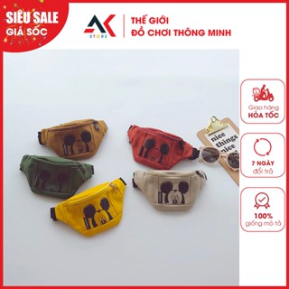Túi Đeo Chéo Túi Bao Tử Họa Tiết Chuột Mickey Phong Cách Hàn Quốc Thời Trang Cho Bé Trai Bé Gái -Túi Diện Tết Đựng Lì Xì
