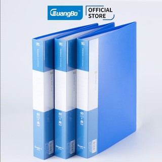 File đựng tài liệu A4 20/30/40/60 lá GuangBo màu xanh A3120/ A3130/ A3140/ A3160