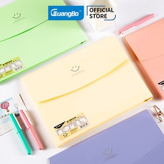 File đựng tài liệu, sách vở hình mặt cười A4 các màu Guangbo A9034