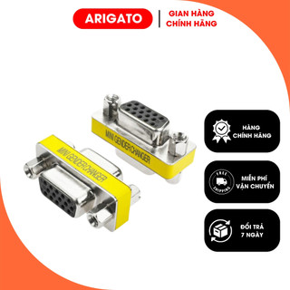 Đầu Nối Cáp VGA 2 Đầu Âm Jack Nối Dây VGA Giá Rẻ ARIGATO