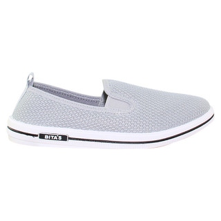 Giày lười nữ Bita's GVW.55 (Đen + Kem + Xám)