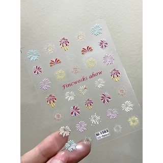 Sticker Tết lụa nổi 5D-phụ kiện trang trí nail