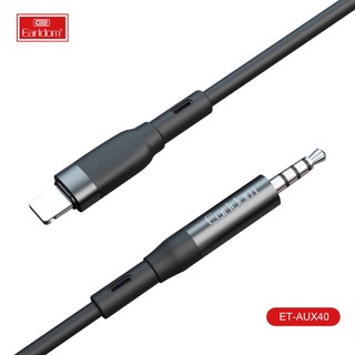 Dây kết nối ra loa 1 đầu lning và 1 cổng 3.5 earldom aux-40, dây dài 1m .