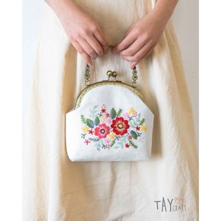 [QUÀ TẶNG MẸ, BẠN GÁI] Túi xách thêu tay kiểu dáng cổ điển (size nhỏ)