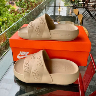 Dép đúc MLB NY Unisex xăng đan Chunky Bouncer Slide Nam nữ  mới nhất 2023 chữ nổi hot trend