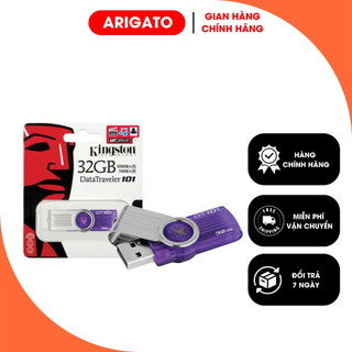 USB Kingston 8GB 16GB 32GB 64Gb Thiết Kế Nhỏ Gọn Vỏ Kim Loại Chống Nước, Vỏ Nhựa Nhiều Màu Giao Ngẫu Nhiên Mẫu ARIGATO