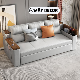 Sofa giường thông minh gấp gọn có cổng sạc usb có hộc chứa đồ, giường sofa đa năng gấp gọn