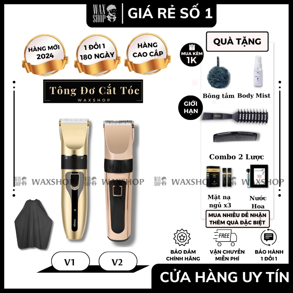 [ Giá Siêu Rẻ ] Tông Đơ Cắt Tóc Cầm Tay Sheng Ju - Sj 501 - Hành Chính Hãng - Bảo Hành 180 Ngày - Sd2 - Dg2 - Dg4