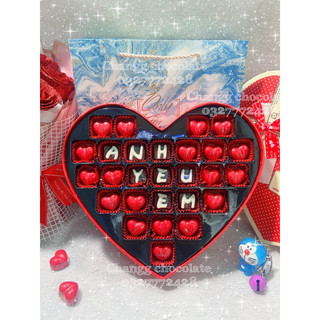 Socola valentine mẫu 27 viên. giao ngẫu nhiên ko chọn mẫu
