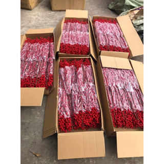 [sỉ 1x] CÀNH ĐÀO ĐÔNG CAO CẤP 2025 DÀI 100CM 12 NHÁNH QUẢ