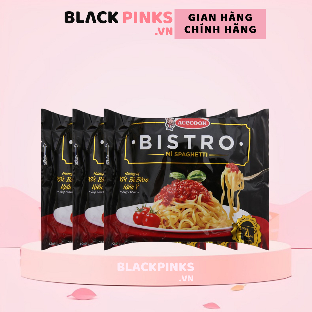 Thùng 24 gói mì spaghetti Bistro xốt bò bằm kiểu Ý 95g