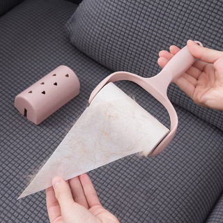 Cây Lăn Bụi Làm Sạch Quần Áo, Lông Chó Mèo, Sợi Tóc, Ga Giường, Sofa Tông Màu Pastel - Lõi Lăn Bụi 10cm - TESOVN
