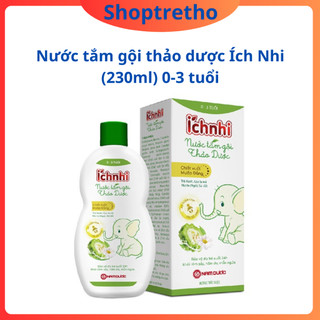 Nước tắm gội thảo dược Ích Nhi 0-3 tuổi