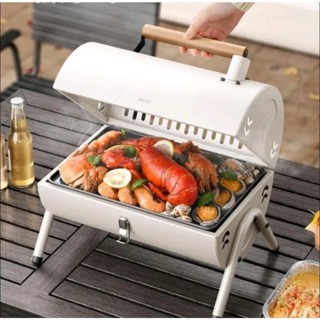 Bếp Nướng Than Hoa PuKa PK3889 Cao Cấp Kèm Vỉ Nướng, Lò Nướng Đa Năng BBQ Ngoài Trời Gấp Gọn Mang Đi Du Lịch, Dã Ngoại