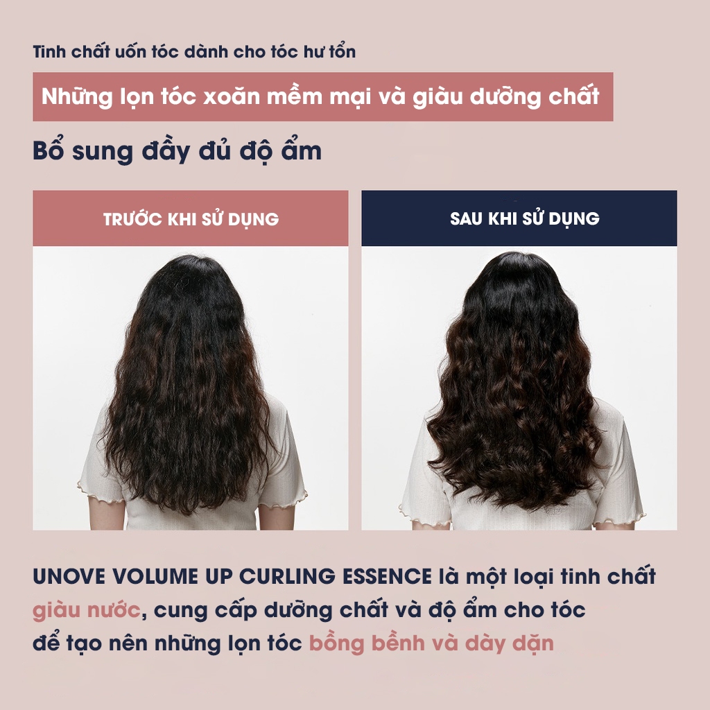 Tinh chất uốn tóc tăng độ dày cong cho tóc DR.FORHAIR UNOVE Volume Up Curling Essence 147ml