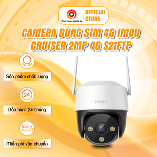 Camera imou ngoài trời - camera tổng kho camera dùng sim 4g, imou cruiser 4g s21ftp 1080p, phát hiện chuyển động