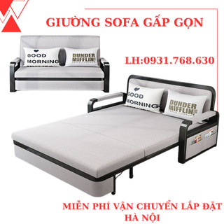 Giường sofa gấp gọn , giường sofa thông minh gấp gọn, có ngăn chứa đồ rộng rãi T495