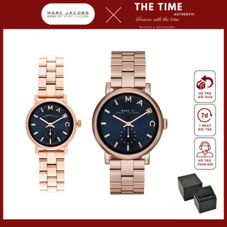 Đồng hồ đôi nam nữ marc jacobs baker rose gold watch mbm3332 28mm & mbm3330 36mm. 5atm.