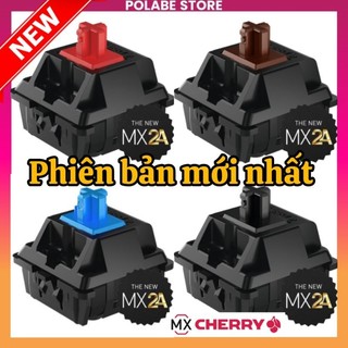 Cherry mx2a black red ergo clear rgb nixies tactile switch công tắc bàn phím cơ polabe store