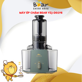 Máy ép chậm đa năng bear yzj-d01y6 -100w - ép kiệt bã trái cây nguyên quả- làm kem- bh 18 tháng