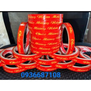 1 cuộn 54mét băng keo Chúc Mừng Năm mới