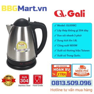 Bình đun siêu tốc gali 1.8 lít gl-0018c