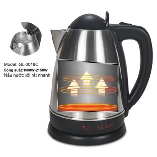 Bình đun siêu tốc GALI 1.8 lít GL-0018C
