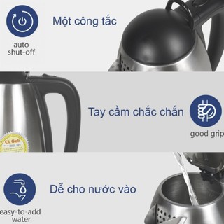 Bình đun siêu tốc GALI 1.8 lít GL-0018C