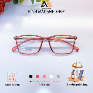 Kính vuông thời trang nam nữ nhựa dẻo nhiều màu sắc 8087A
