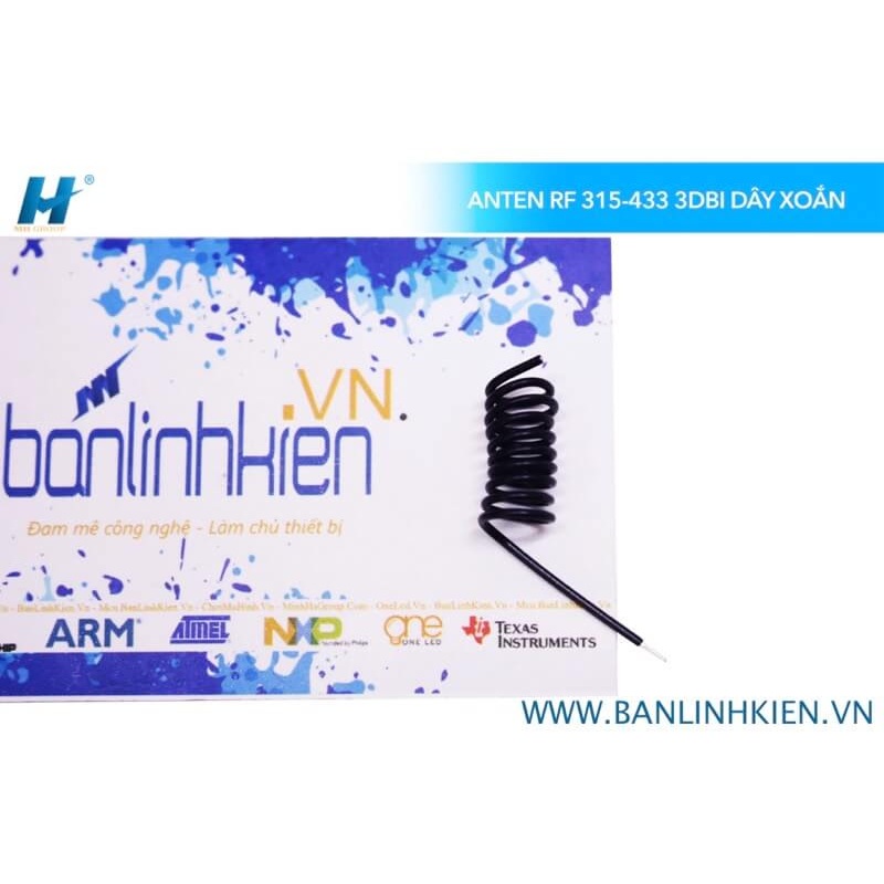 Anten RF315-433 3dBi Dây Xoắn Mã LK_06703