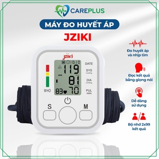 Máy đo huyết áp bắp tay tự động JZIKI hàng chính hãng, không cần bơm tay, đo chính xác và nhanh chóng