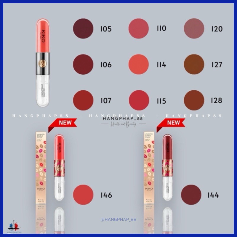 SON KIKO 2 ĐẦU SIÊU LÌ Hàng lấy Pháp
