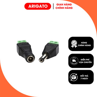 Dây Nguồn DC Camera Jack DC Vặn Vít Đực Cái Chuyên Dùng Nối Cấp Nguồn Cho Các Thiết Bị Từ 1v - 40v ARIGATO