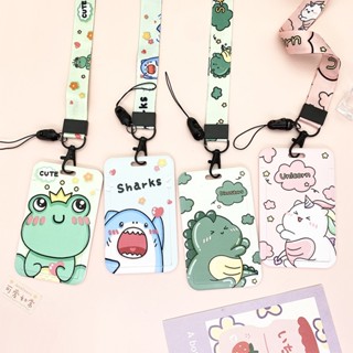 Dây đeo thẻ ID học sinh sinh viên, Bao Đựng Thẻ,móc khóa Ví Gấu dâu lotso, anime, kimetsu, báo hồng, kuromi,pink panther
