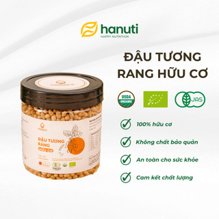 Đậu tương rang bản địa rang ăn liền đạt chứng nhận hữu cơ quốc tế Hạt Dưỡng - Lọ PET 280gr, 160gr
