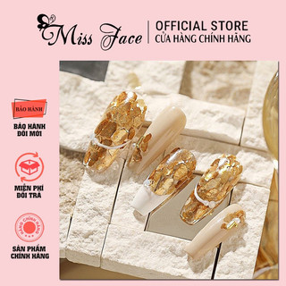 Nhũ vảy xà cừ - nhủ ẩn - nhũ vảy vàng + bạc ẩn nail móng- Nhũ vảy lẻ hũ vàng bạc ẩn móng nail ứng dụng cao