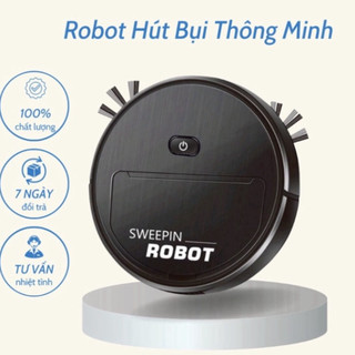 Robot quét nhà hút bụi lau nhà thông minh, Máy Hút Bụi đa chức năng giá rẻ - Hàng Chính Hãng