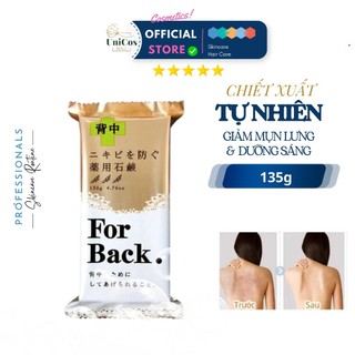 Xà Phòng giảm Mụn Lưng Pelican - Xà Phòng Tắm Ngừa Mụn Lưng For Back - Bánh Xà Phòng Pelican Nhật Bản 135G