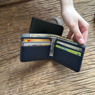 Katsu かつ Simple Wallet - Ví Gập Form Đơn Giản Phối Layer Da Thật ( Ouithebrand )