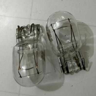 Bóng Đèn Ô Tô, Bóng Đèn Phanh Ô Tô, Bóng Xi Nhân Ô Tô Chân Cắm T20 12V 21/5W 2 Tóc Màu Trắng