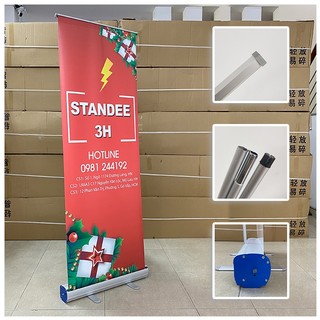 Standee cuốn nhôm cao cấp 0.6x1.6m Siêu bền | Standee 3H