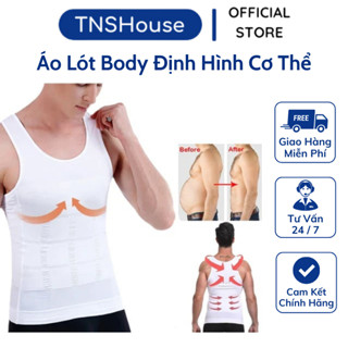 Áo Lót Ôm Body Định Hình Cơ Thể Cho Nam Giới Thon Gọn TNS House