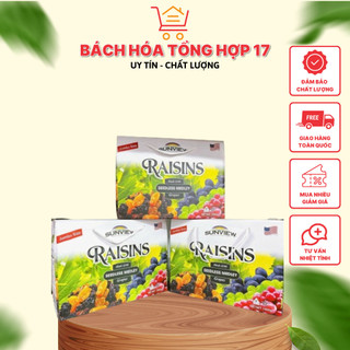 Nho Khô Sunview Raisins Là Thương Hiệu Nổi Tiếng Trên Khắp Thế Giới Với Những Lợi Ích To Lớn Cho Sức Khỏe